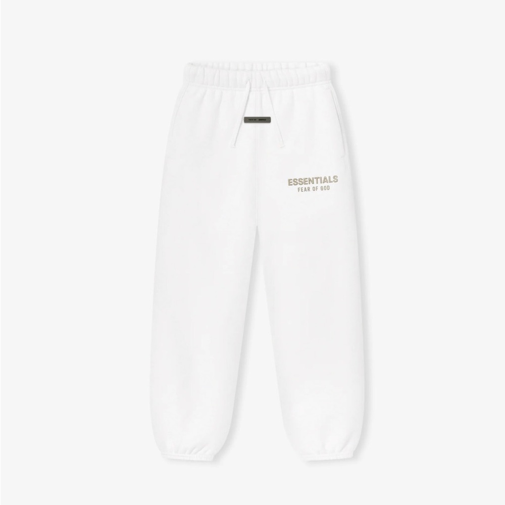Essentials Kids Classic White Joggers